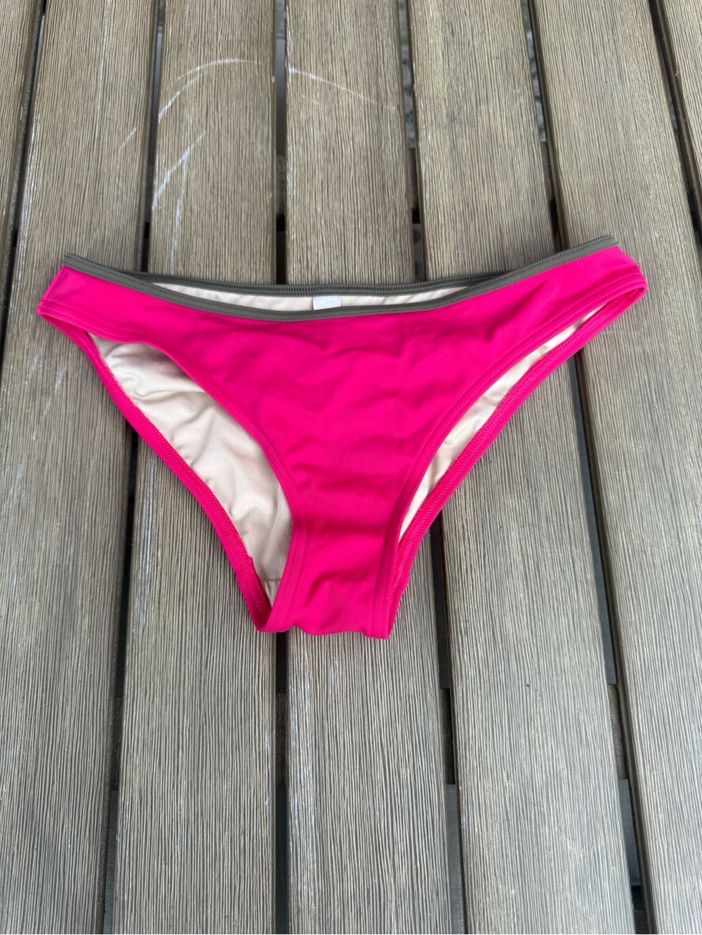 Victoria's Secret Pink & Olive Bikini Bottoms XS Swim